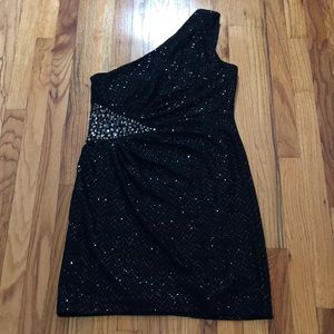 🎤🎉 Cachet One Shoulder Party Dress Sz 12